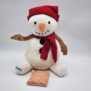 Scentsy Sammy The  Snowman Buddy Plush One Scent Pak Stuffed Animal Toy 14" 2016